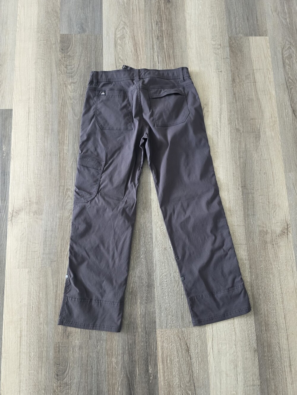 PrAna Men's Gray Cargo Hiking Pants Size M